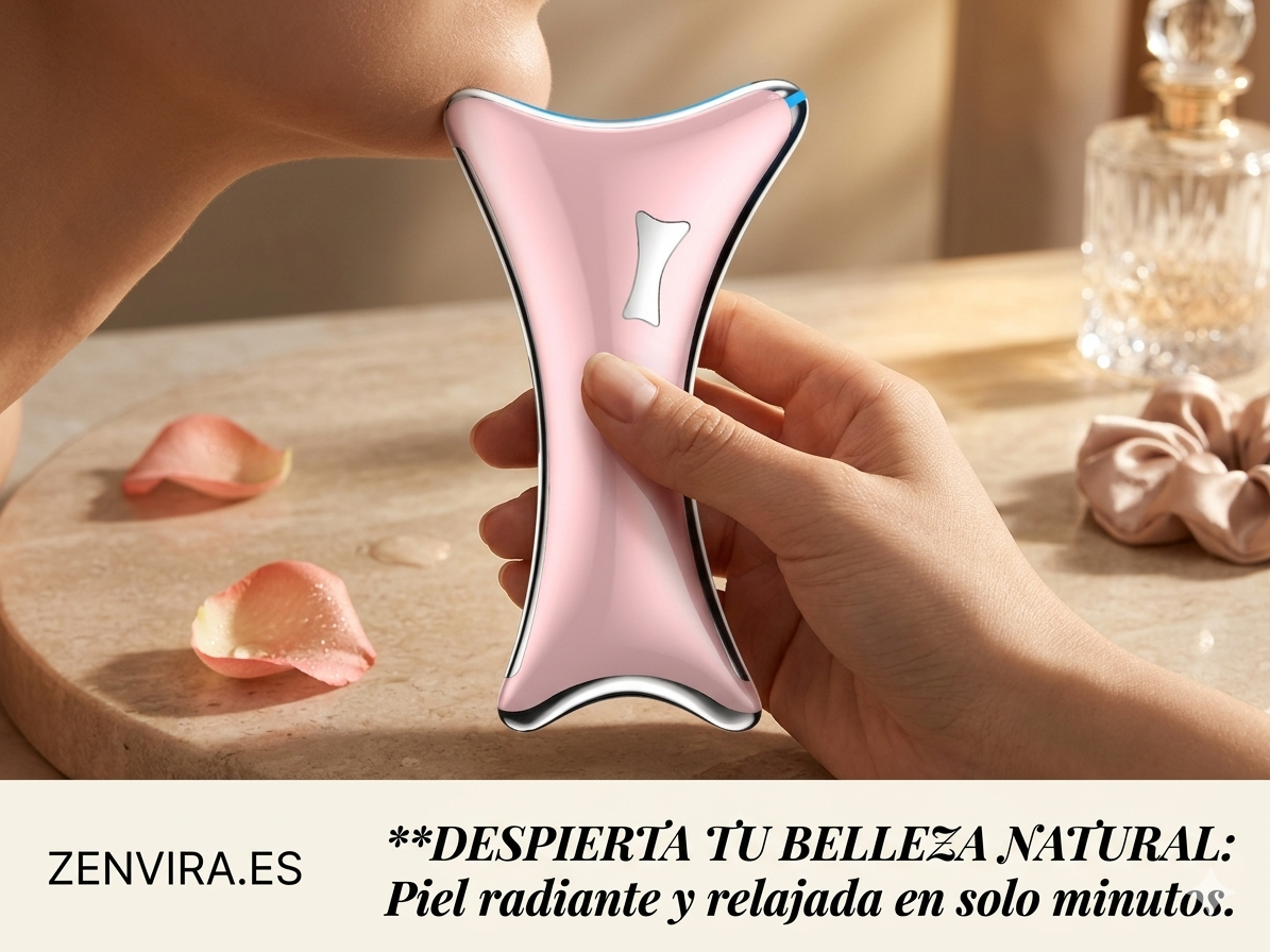 Masajeador Facial Antiedad con Calor Terapéutico