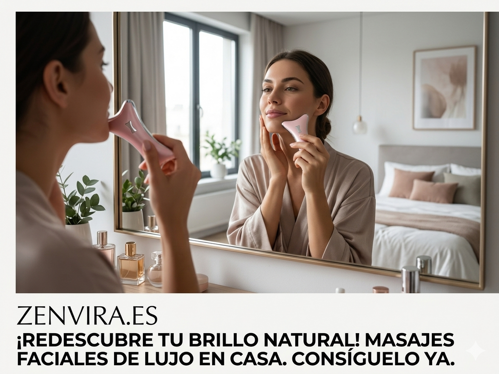 Masajeador Facial Antiedad con Calor Terapéutico