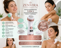5 En 1 Masajeador Facial y Corporal Eléctrico con Cepillo de Látex